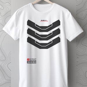 Techwear Cyberpunk Tshirt: Harajuku Streetwear, Kanji, Harajuku, Graphics Warcore Darkwear Japan Unisex Edm Rave Kanji Aesthetic edgerunners