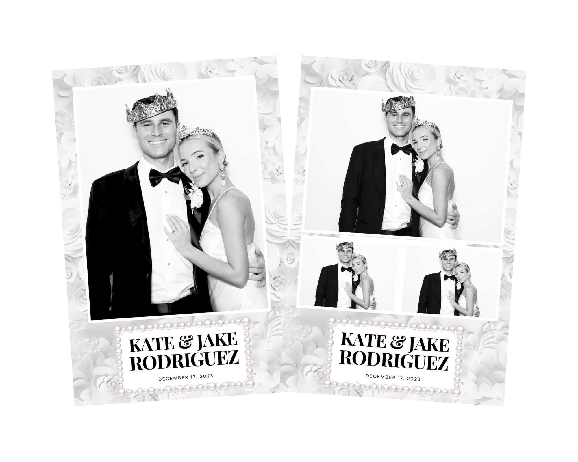 16 DESIGNS Elegant 4x6 Photo Booth Design Template Wedding