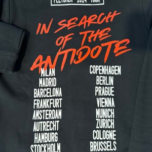 Fletcher In Search of the Antidote Tour zip hoodie Bild 1