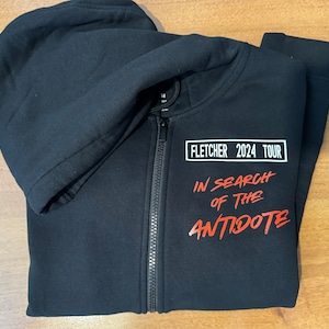 Fletcher In Search of the Antidote Tour zip hoodie image 3