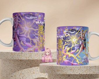 ɴᴀᴍɪ Pirate King Mug Wrap Sublimation | High Quality PNG | Nami Mug Print | 300 DPI | HD