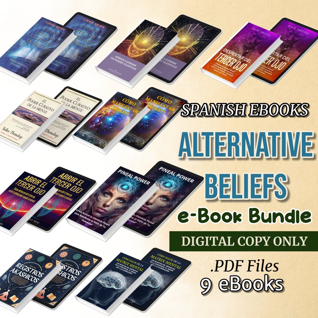 9 Spanish Alternative Belief Ebooks Bundle Pineal Power PDF Colección ...