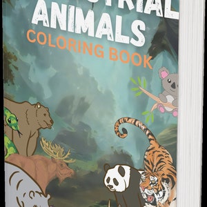 Printable Terrestrial Animals Coloring Book Wild Animals Color the ...