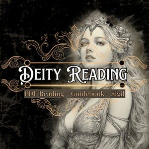 Deity Reading – Personalized Confirmation Message | Letter from Your God or Goddess | Includes PDF Reading, Guidebook & Sigil Art