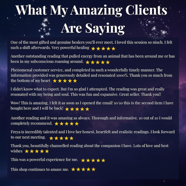 Customer review of personalised fairy guide reading showing custom fairy guide artwork and PDF reading, trusted fairy guide spiritual service with detailed guidebook and authentic client experience