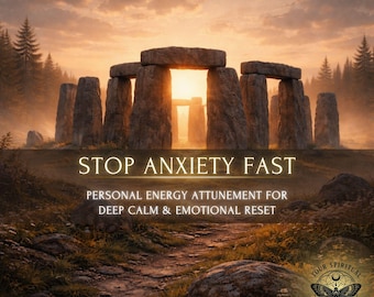 Stop Anxiety Fast - Personal Energy Attunement for Deep Calm & Emotional Reset, Guided Audio Included