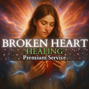 Heal a Broken Heart – Personalized Energy Healing for Breakup Recovery | Includes Audio Meditation, Personalized PDF Report, Sigil Artwork