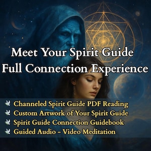 Leitura de Guia Espiritual com Meditação e Desenho em Áudio Guiado – PDF com Mensagem do Guia Espiritual, Livro de Conexão, Comunicação Psíquica Intuitiva