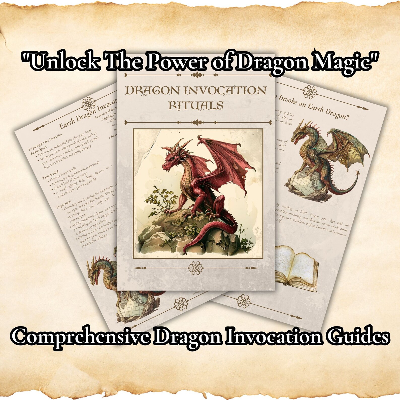 Dragon Magic Book of Shadows: Invocation Rituals (PDF Download) - Etsy