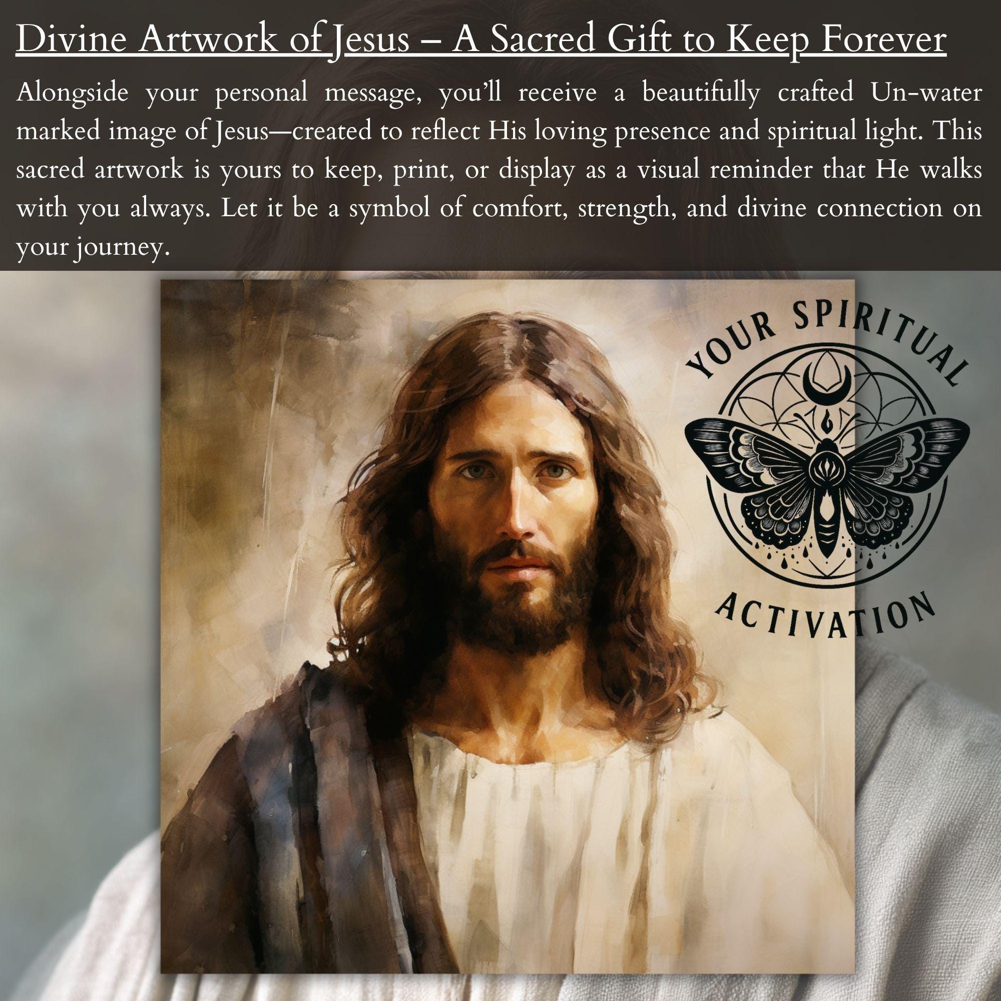 Message From Jesus, Channeled PDF Reading, Sacred Jesus Art, Holy ...