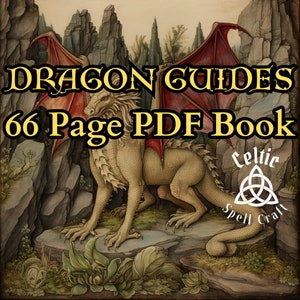 Dragon Guide Book - Navigating the Spiritual Realm | Comprehensive Guide to Dragon Spirit | Mystical Journey, Spiritual Wisdom Gift