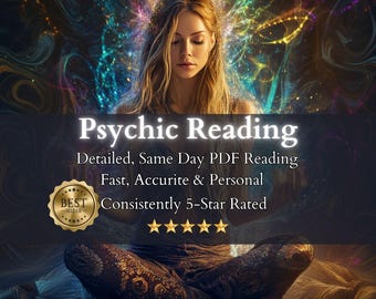 Psychic Reading – 1 Question Clairvoyance Visions | Love, Career, Health, Soulmate, Medium, Channeled Message | Same Day PDF