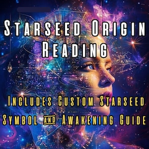 Starseed Origin Reading | Personalized Psychic Reading + Powerful Custom Artwork + Guide Book, Discover Your Galactic Lineage & Soul Mission