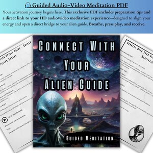 A personalised alien guide experience that offers detailed intuitive messages, supportive guidance, a custom portrait of your cosmic guide and a calming meditation, along with a guidebook to help you connect more deeply and interpret the energy and signs around you. Perfect for starseed and Akashic seekers.