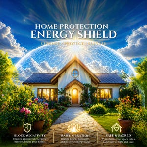 Aktywacja ochrony domu – stała tarcza energetyczna | Zawiera spersonalizowany raport w formacie PDF i spersonalizowaną grafikę sigila