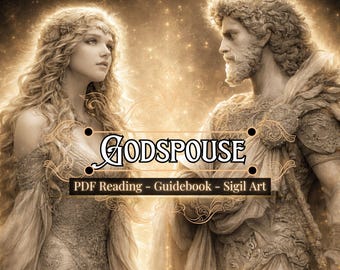 Godspouse Channeled Letter - Personalized Love Message from Your Deity | Sacred Union Reading, Sigil & Confirmation Guidebook Included PDF