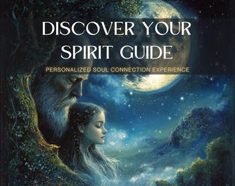 Spirit Guide Reading - Psychic Message with Guided Connection Audio, Custom Artwork and Connection Guidebook