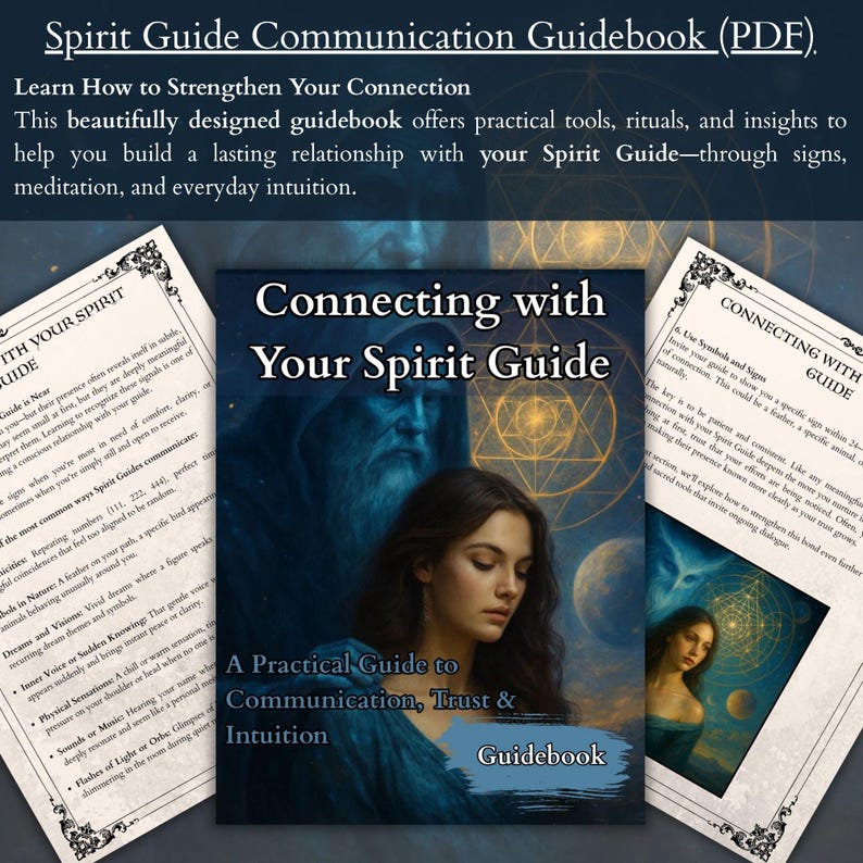 Best Spirit Guide Reading, Transformative reading to connect with your guardian spirit, featuring visual artwork, meditation, and a practical spiritual development guide.