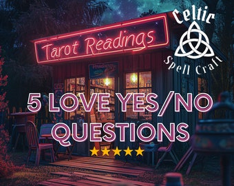 5 Yes No Love PSYCHIC READING | Tarot Card Reading | Same Day Reading | Relationship Soulmate Twin Flame | Spiritual Guidance | Medium