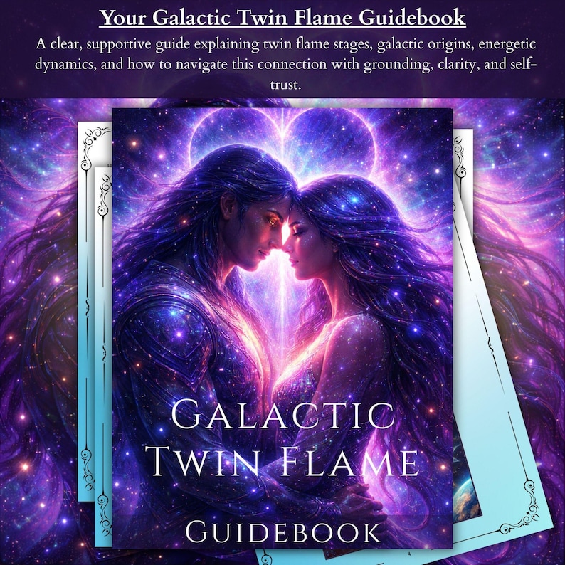 Galactic twin flame reading, psychic love reading exploring soul mate, starseed journey and spiritual purpose