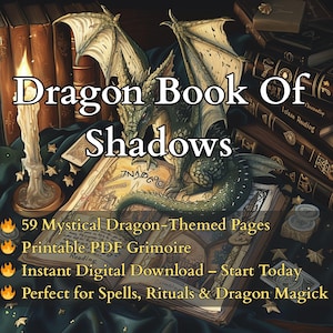 Guide du dragon | Livre des ombres ultime | Plongée dans la magie des dragons, les esprits et les forces élémentaires | Sagesse spirituelle - Téléchargement immédiat