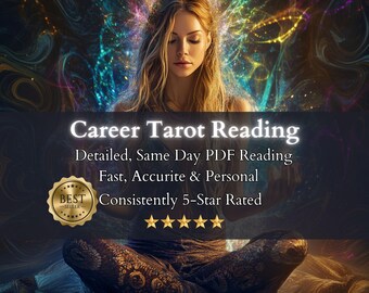 Career Tarot Reading for Work & Abundance | Accurate Same Day Psychic Insight on Job, Money, Success, and Wealth – PDF Report
