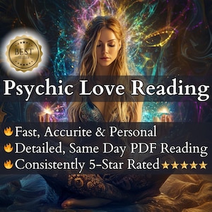 Psychic Love Reading – Accurate One Question Clairvoyant Reading for Soulmate, Relationship, Twin Flame, Same Day Channeled Message PDF