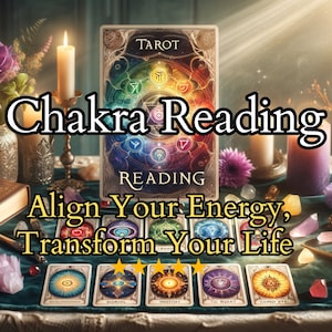 Personalisierte Chakra Tarot Lesung | 7-Karten Energie Ausrichtung | Spirituelle Anleitung & PDF PDF