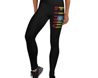 Calças legging de ioga Etiópia ETHIO