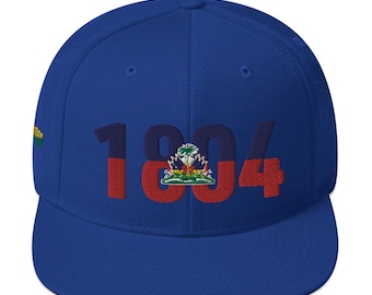 Boné Snapback inspirado na independência do Haiti em 1804
