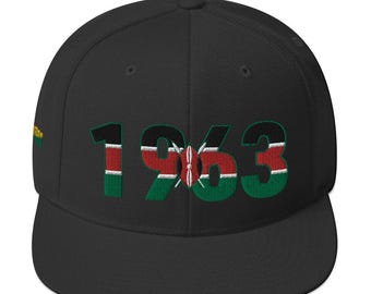 Boné Snapback Bordado Quênia 1963