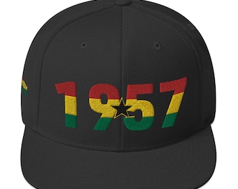 Boné Snapback da Independência de Gana de 1957