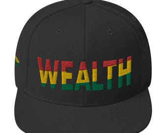 Boné Snapback Wealth Pan African Color