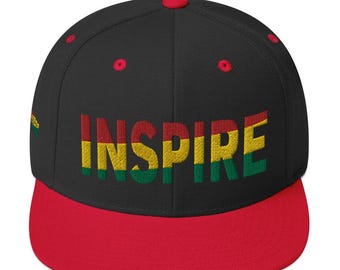 Boné Snapback INSPIRE Pan Africano Colorido