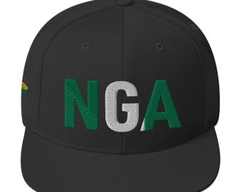 Chapéu Snapback da Bandeira Nacional da Nigéria (NGA)
