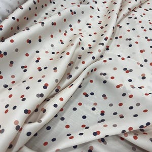 Digital Printed Silky Satin Fabric: Glossy Dressmaking Material, 1.64 Yards Wide
