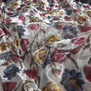 Sheer Organza Fabric: Lightweight 59&quot; Wide for Dressmaking & Wedding Decor