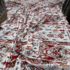 Jacquard Satin Fabric: Dressmaking, Evening Gowns, Home Decor - 150cm Wide