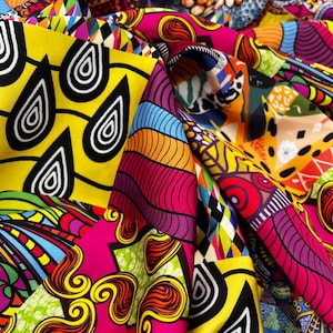 Digital Printed Silky Satin Fabric: Glossy Dressmaking Material, 1.64 Yards Wide