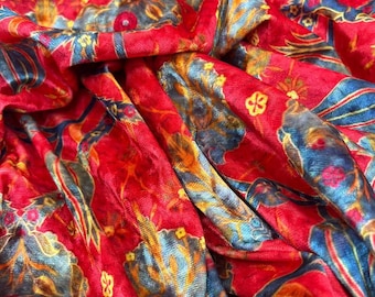 Printed Stretch Velvet Fabric: Sewing, Upholstery & Home Decor
