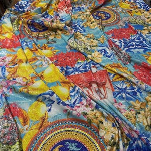 Shiny Sequin Fabric: 2-Way Stretch Sparkly Material for Gowns & Dancewear