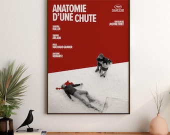 Anatomía de una caída - Póster Anatomía de una caída - Póster de diseño gráfico 1