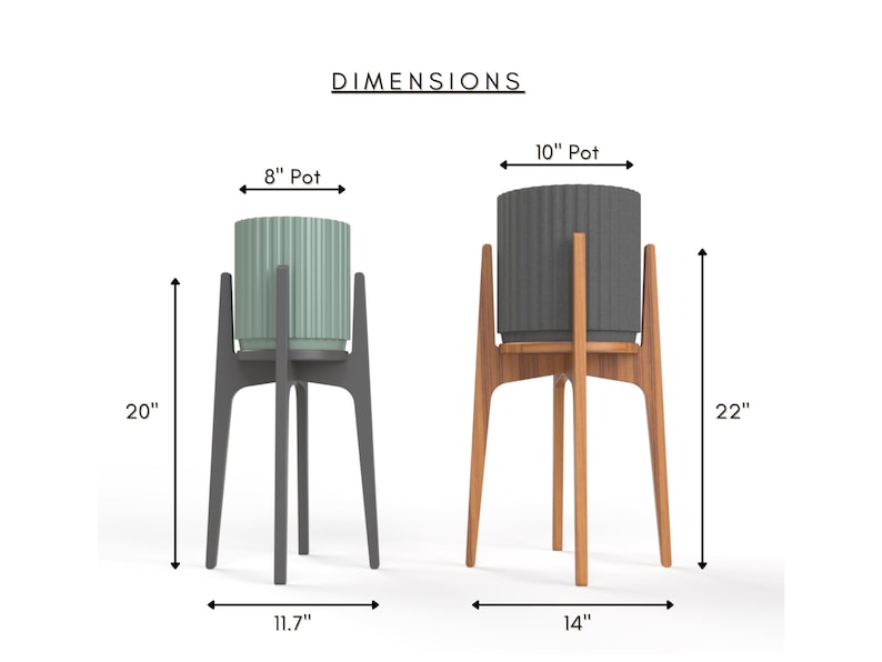 Plant Stand CNC Router Files, Wood Plant Holder Plans, DIY Flat Pack ...