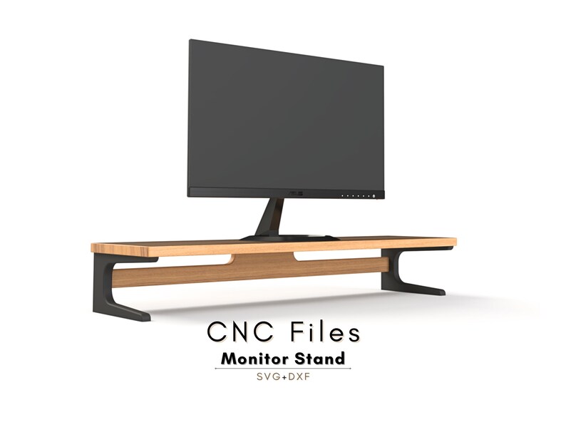 CNC Files - Monitor Stand - Home Office Desk Organizer and Computer ...