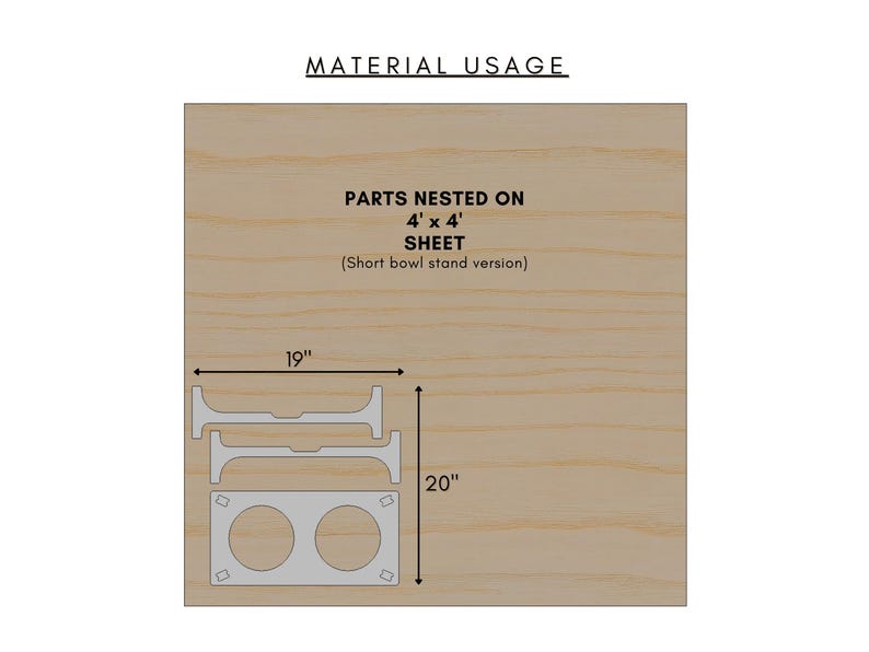 Bowl Router File Elevated Dog Bowl Stand CNC Router Files: Retro Pet Furniture Build ...