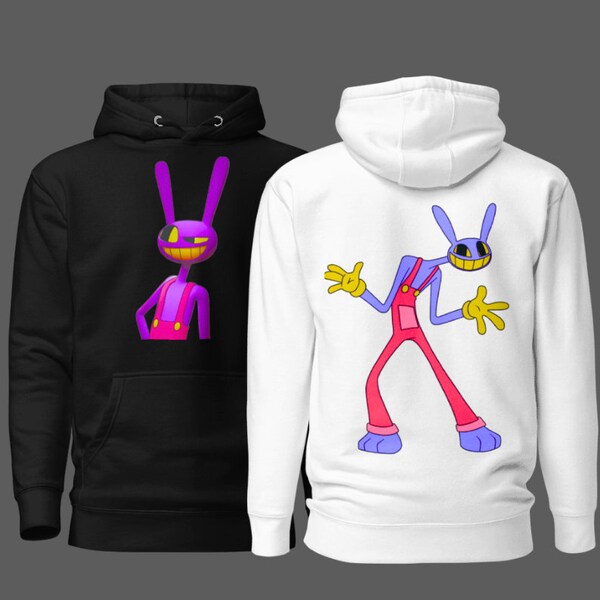 Jax Hoodie, Premium Unisex Pullover, The Amazing Digital Circus, Jax Produkt, Cooles Geschenk