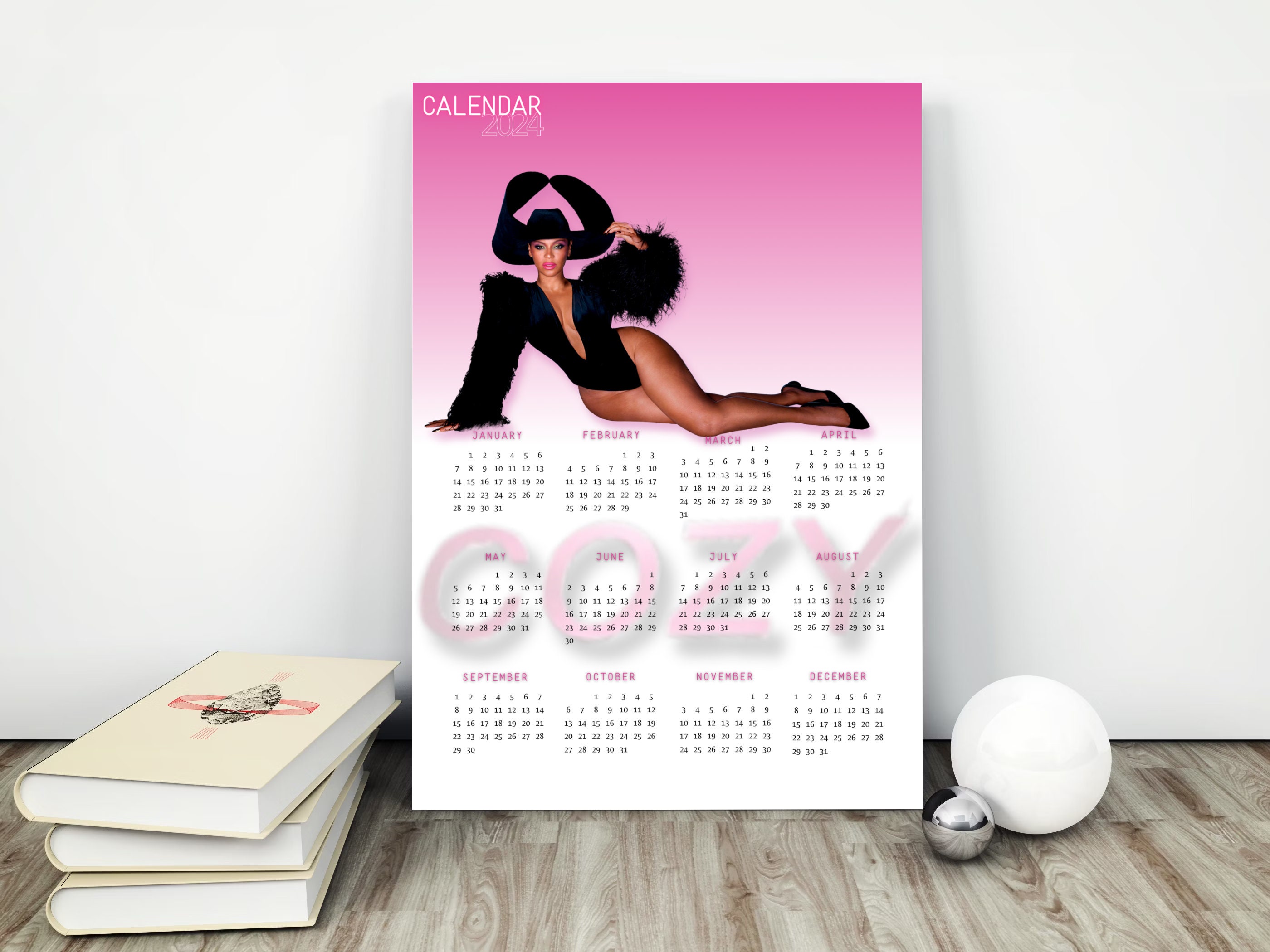Beyoncé Digital Calendar 2024 COZY Etsy