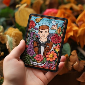 Brother Cartoon Cloth Stickers - Creative Pattern Park Trade Coat Hole Decoration Patch Stickers