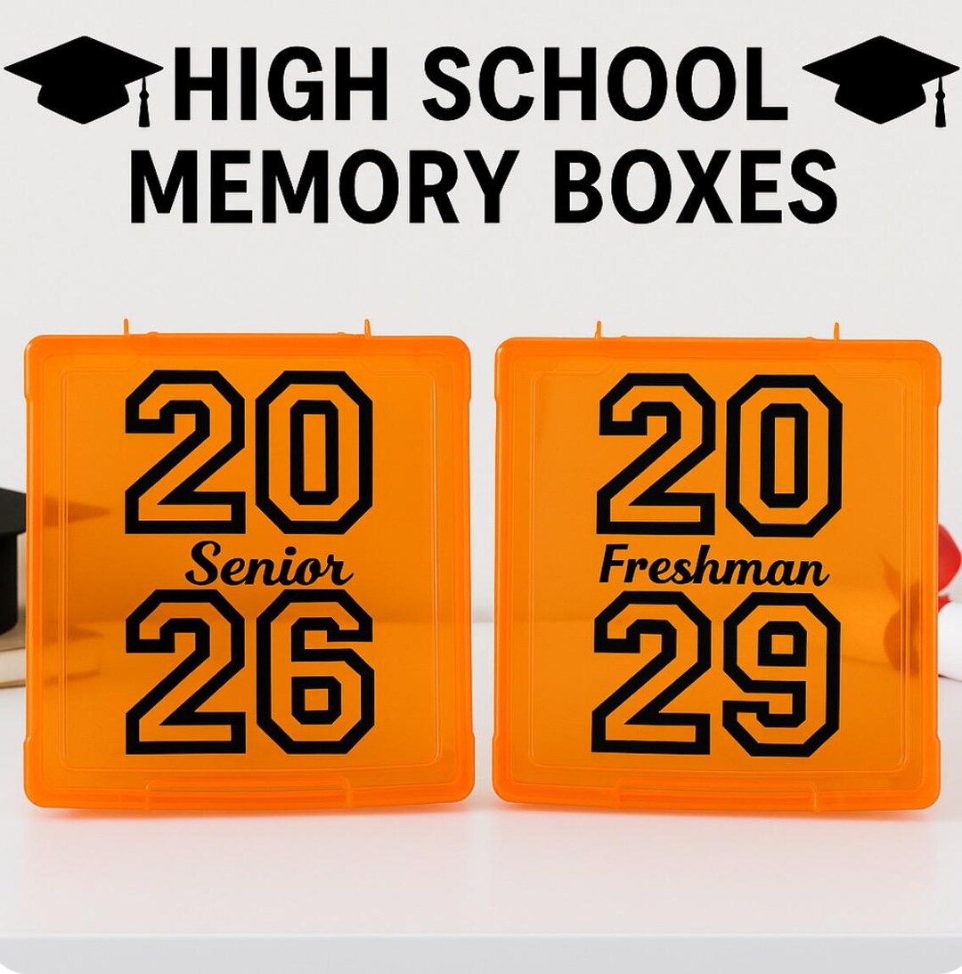 Memory Box Hs High School and Senior Memory Boxes. - Etsy