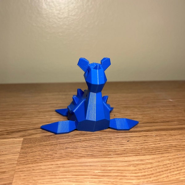 3D Printed Lapras - Low Poly -